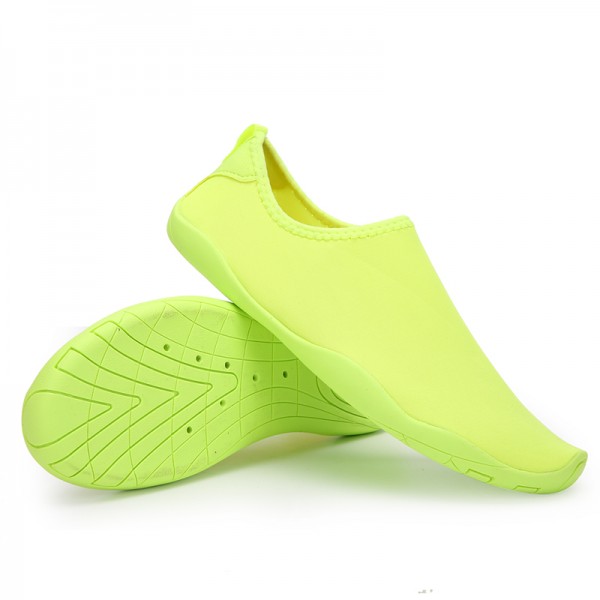 Unisex Basic Sports Solid Color Non-Slip Soft Bottom Swimming Diving Beach Quick-Drying Shoes